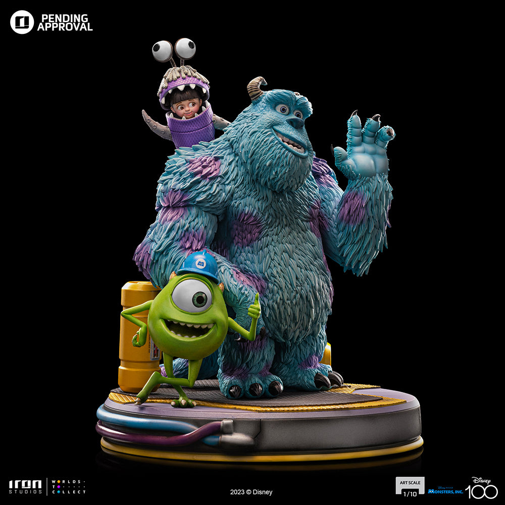 Statue Monsters Inc. Diorama - Disney 100TH - Monsters Inc - Art Scale 1/10 - Iron Studios