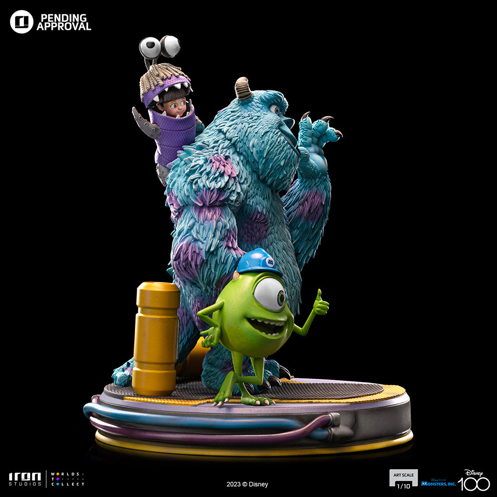 Statue Monsters Inc. Diorama - Disney 100TH - Monsters Inc - Art Scale 1/10 - Iron Studios