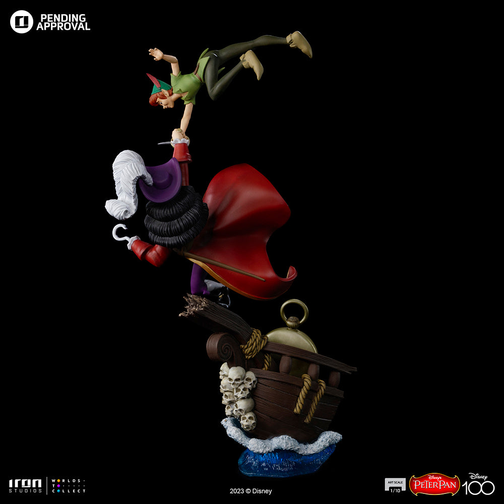 Statue Peter Pan - Disney 100TH - Peter Pan - Art Scale 1/10 - Iron Studios