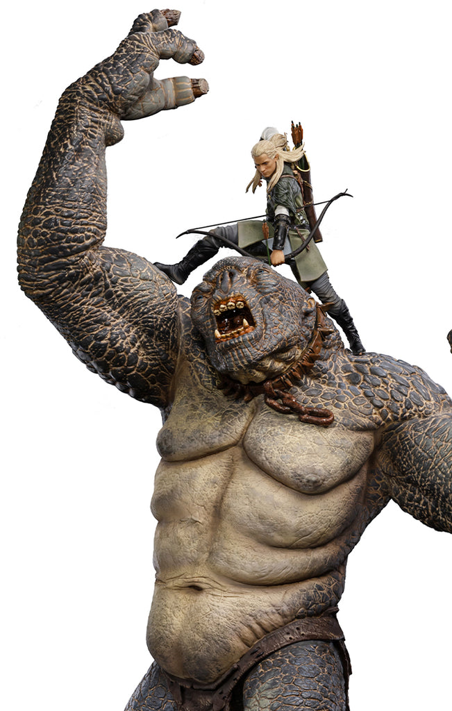 Statue Legolas Vs Cave Troll - The Lord of the Rings - Art Scale 1/10 - Iron Studios