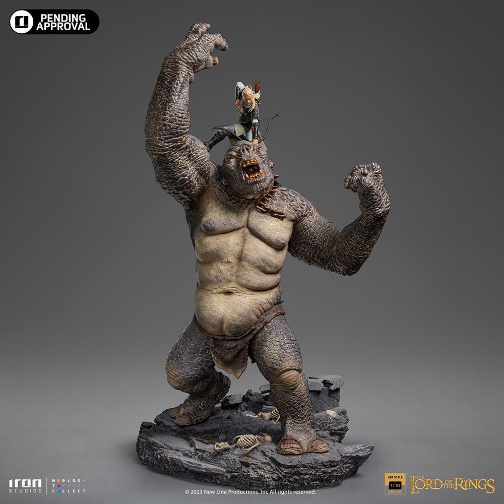 Statue Legolas Vs Cave Troll - The Lord of the Rings - Art Scale 1/10 - Iron Studios