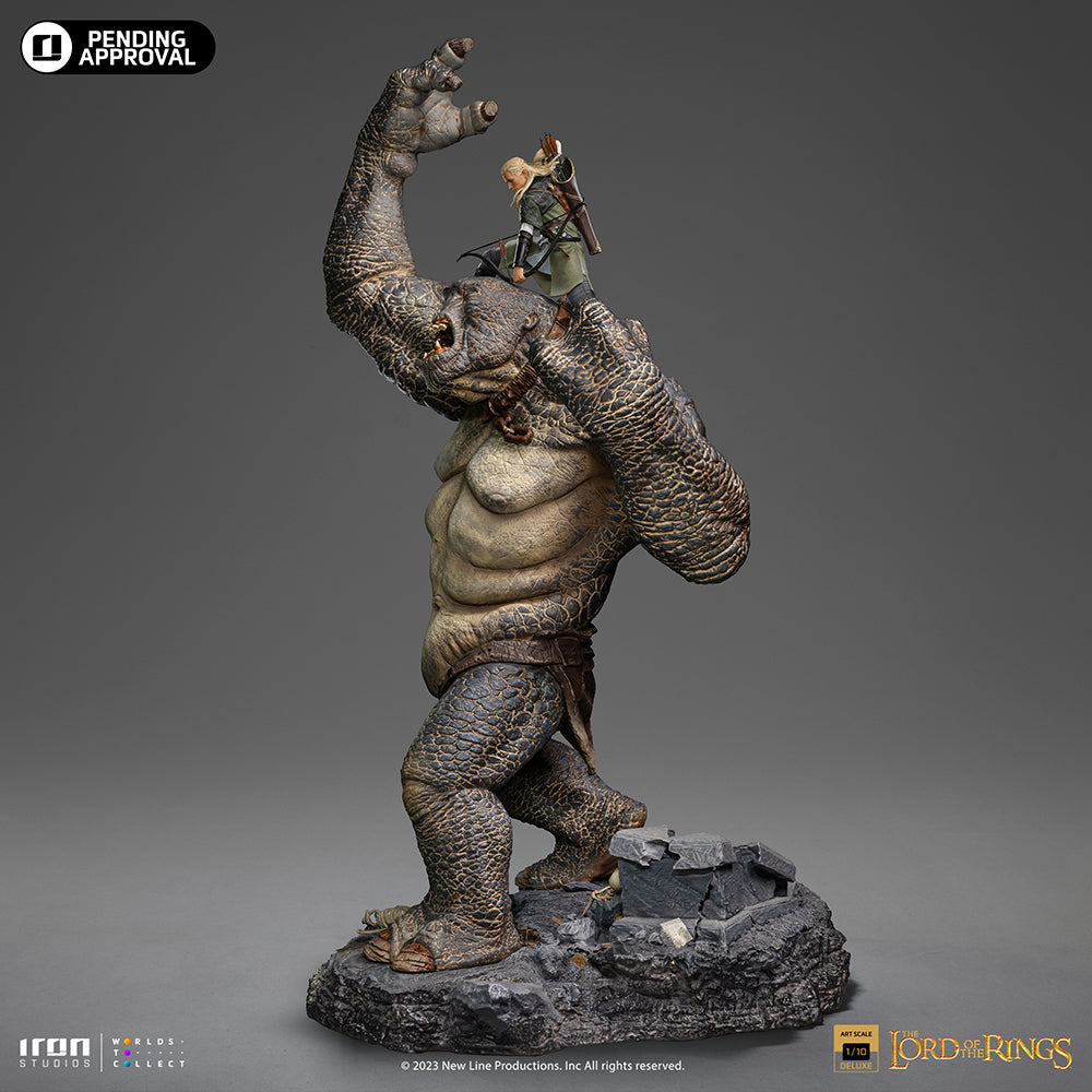 Statue Legolas Vs Cave Troll - The Lord of the Rings - Art Scale 1/10 - Iron Studios