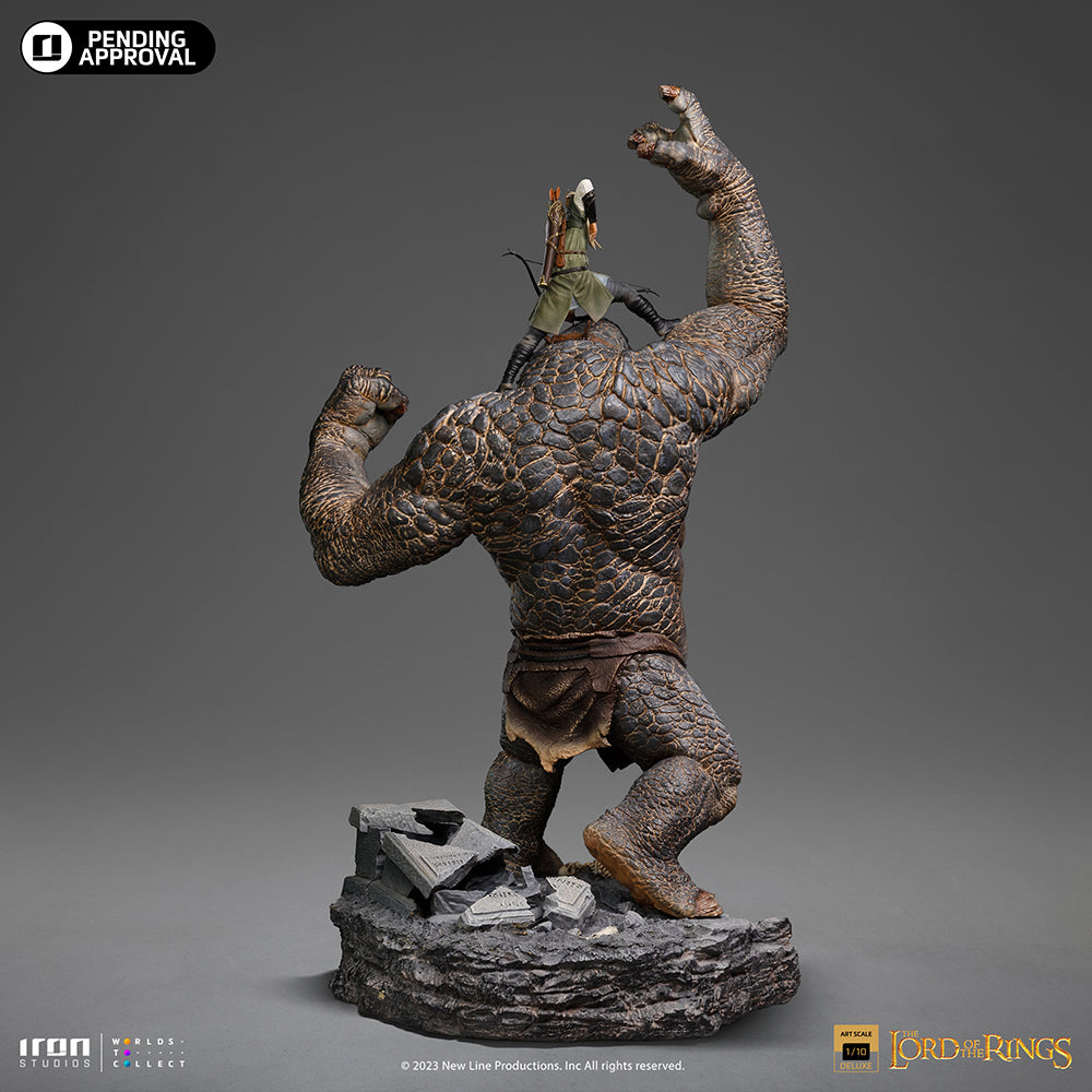 Statue Legolas Vs Cave Troll - The Lord of the Rings - Art Scale 1/10 - Iron Studios