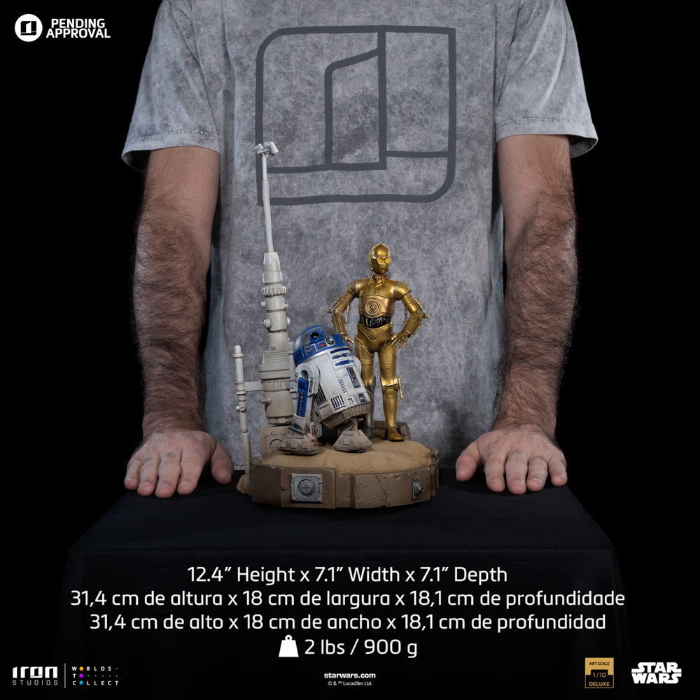 Statue C-3PO and R2-D2 - Star Wars - Art Scale 1/10 - Iron Studios