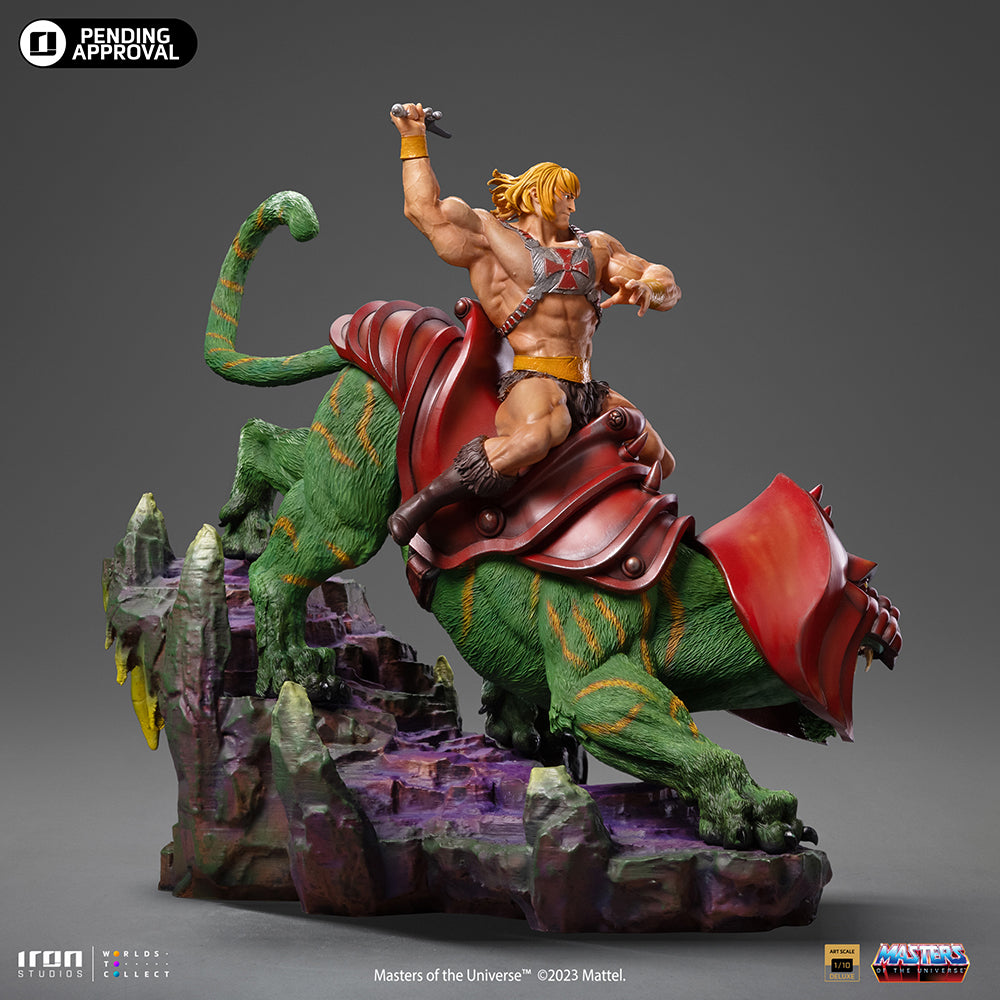Statue He-Man and Battle Cat Deluxe - Masters of the Universe - Art Scale 1/10 - Iron Studios