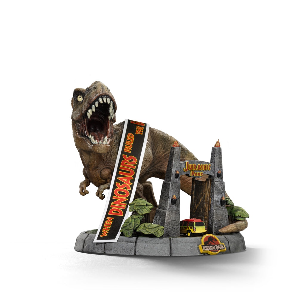 Statue T-Rex 30TH Anniversary Deluxe - Jurassic Park - MiniCo - Iron Studios