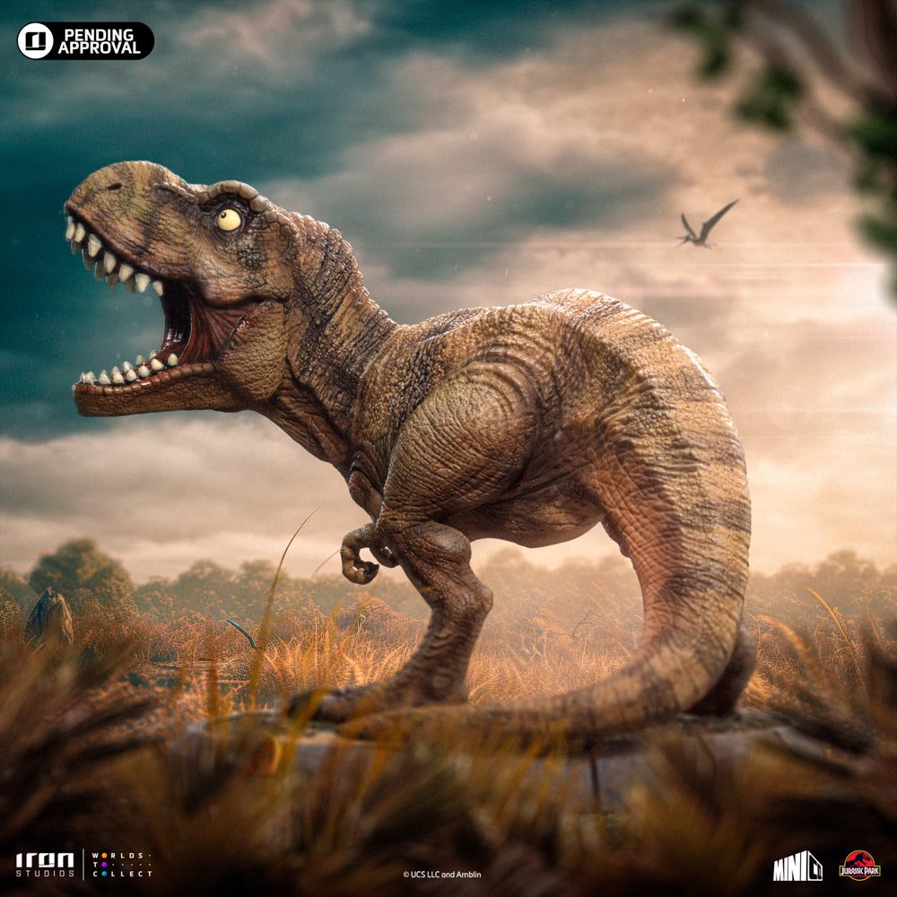 Statue T-Rex 30TH Anniversary - Jurassic Park - MiniCo - Iron Studios