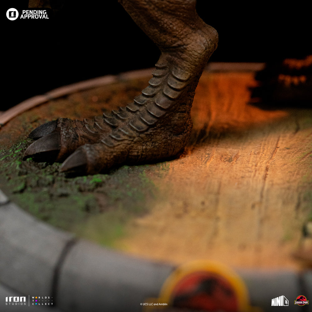 Statue T-Rex 30TH Anniversary - Jurassic Park - MiniCo - Iron Studios