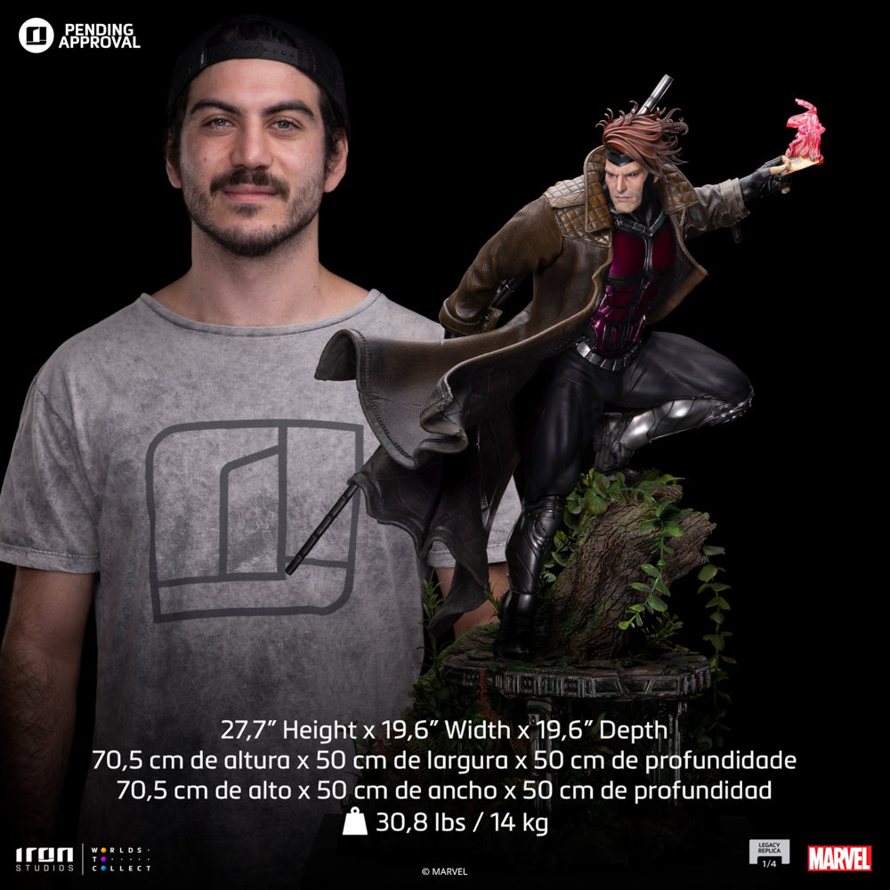 Statue Gambit - X-Men - Legacy Replica 1/4 - Iron Studio