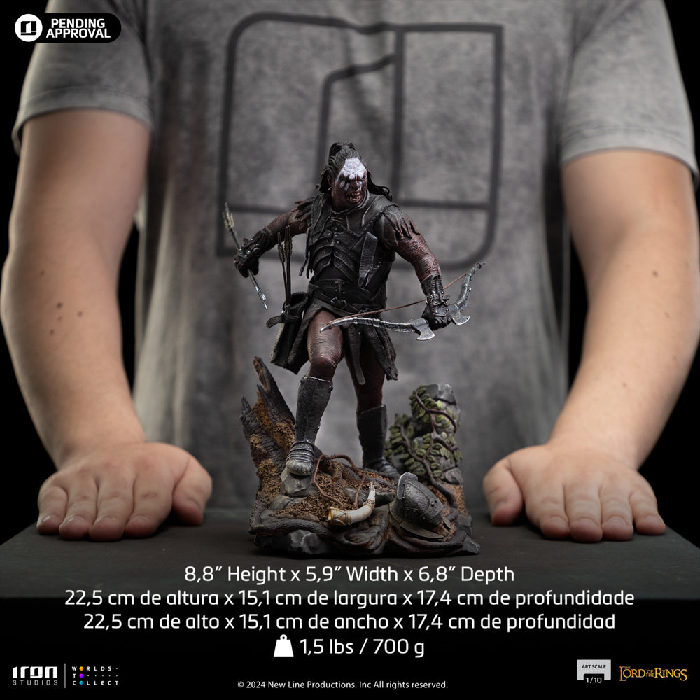 Lurtz Uruk-Hai Leader - The Lord of the Rings - Art Scale 1/10 - Iron Studios