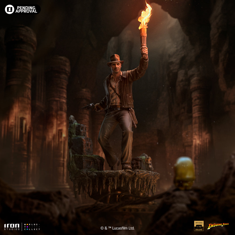 Statue Indiana Jones Deluxe - Indiana Jones - Art Scale 1/10 - Iron Studios