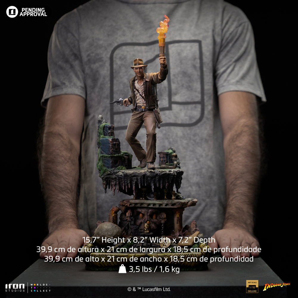 Statue Indiana Jones Deluxe - Indiana Jones - Art Scale 1/10 - Iron Studios
