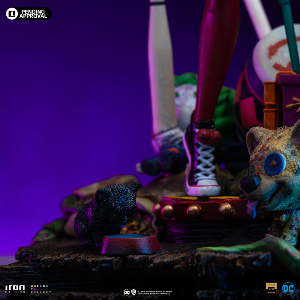thumbnail image 2 of BATMAN - GOTHAM CITY SIRENS : HARLEY QUINN - FIGURE - 1/10 - IRON STUDIOS 2 of 12