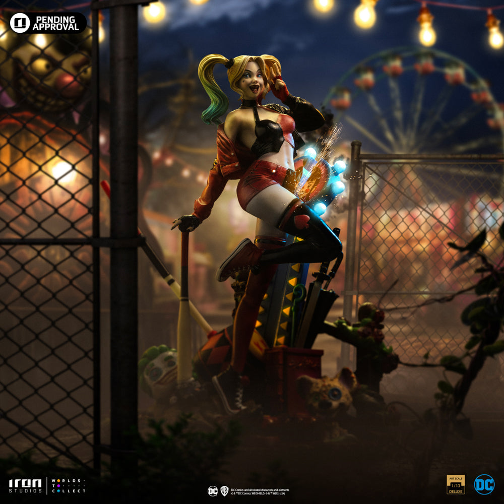thumbnail image 2 of BATMAN - GOTHAM CITY SIRENS : HARLEY QUINN - FIGURE - 1/10 - IRON STUDIOS 2 of 12