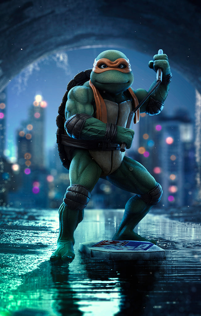 Statue Michelangelo - TMNT Movie - Art Scale 1/10 - Iron Studios