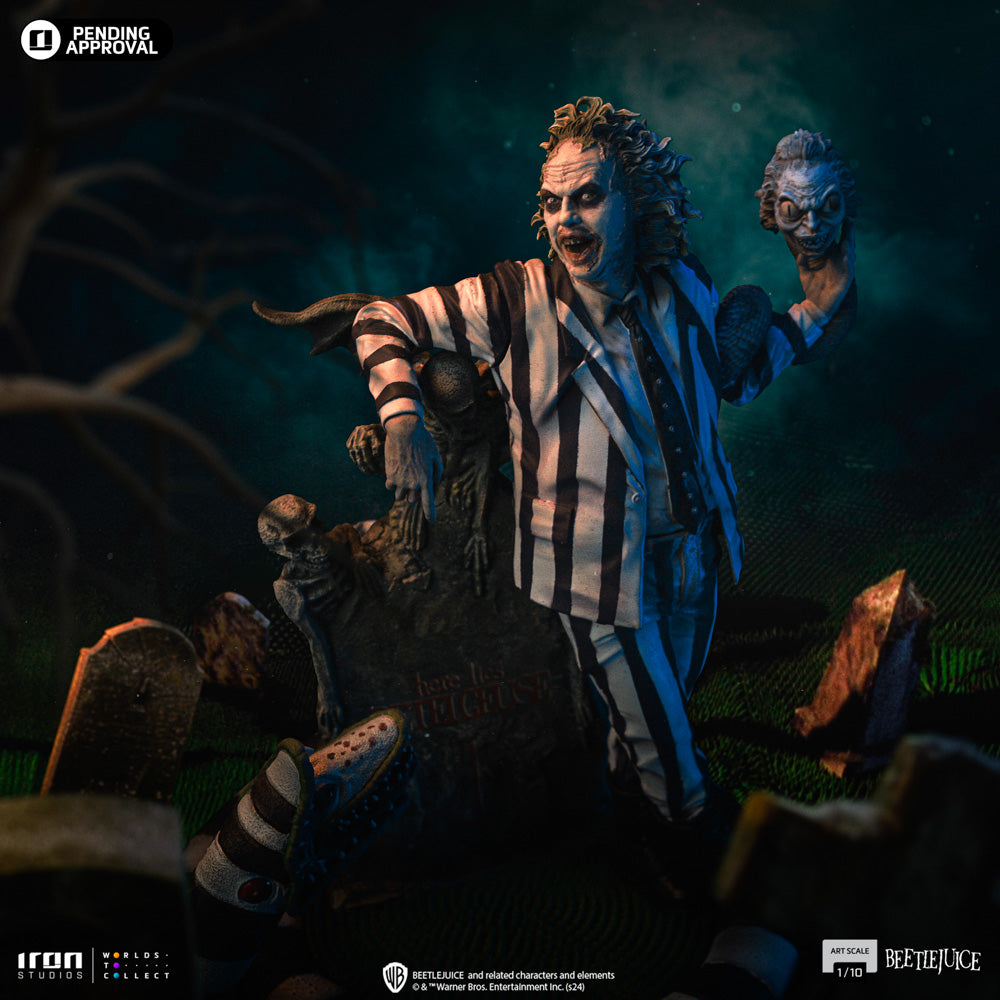 Statue Beetlejuice - Beetlejuice Beetlejuice - MiniCo - Iron Studios