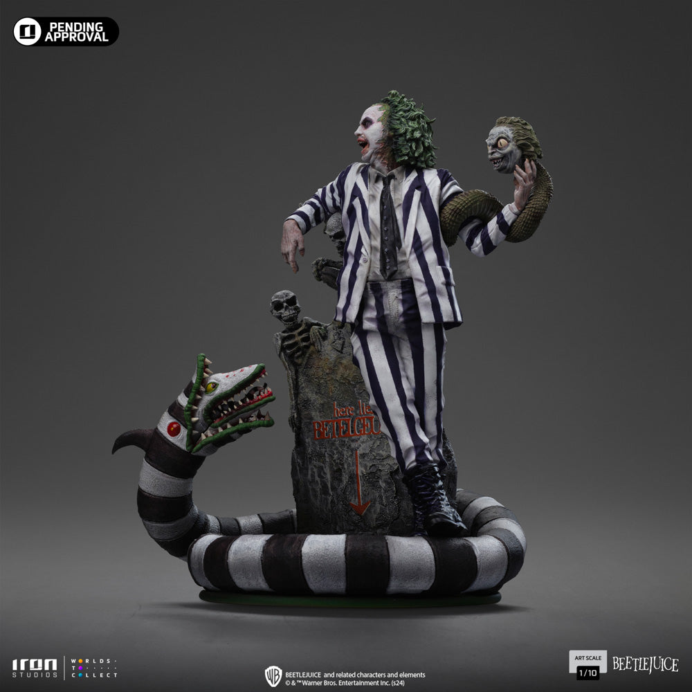 Statue Beetlejuice - Beetlejuice Beetlejuice - MiniCo - Iron Studios