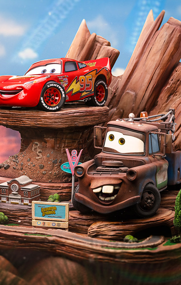 Lightning Mcqueen and Tow Mater - Cars - Art Scale 1/10 - Iron Studios