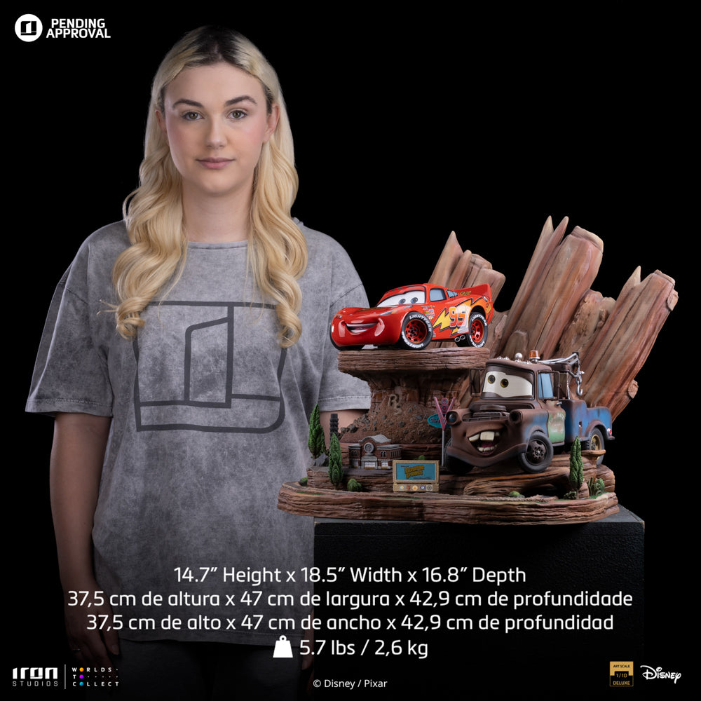 Lightning Mcqueen and Tow Mater - Cars - Art Scale 1/10 - Iron Studios