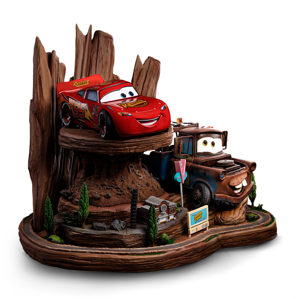Lightning Mcqueen and Tow Mater - Cars - Art Scale 1/10 - Iron Studios