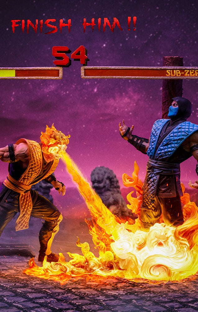 Digital Pre-Order - Statue Scorpion vs Sub-Zero- Mortal Kombat - Art Scale 1/10 - Iron Studios