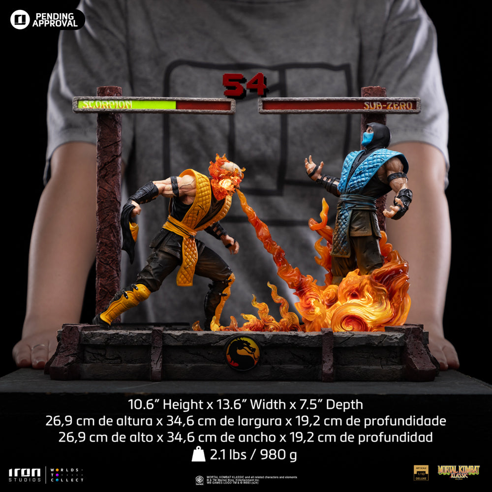 Digital Pre-Order - Statue Scorpion vs Sub-Zero- Mortal Kombat - Art Scale 1/10 - Iron Studios