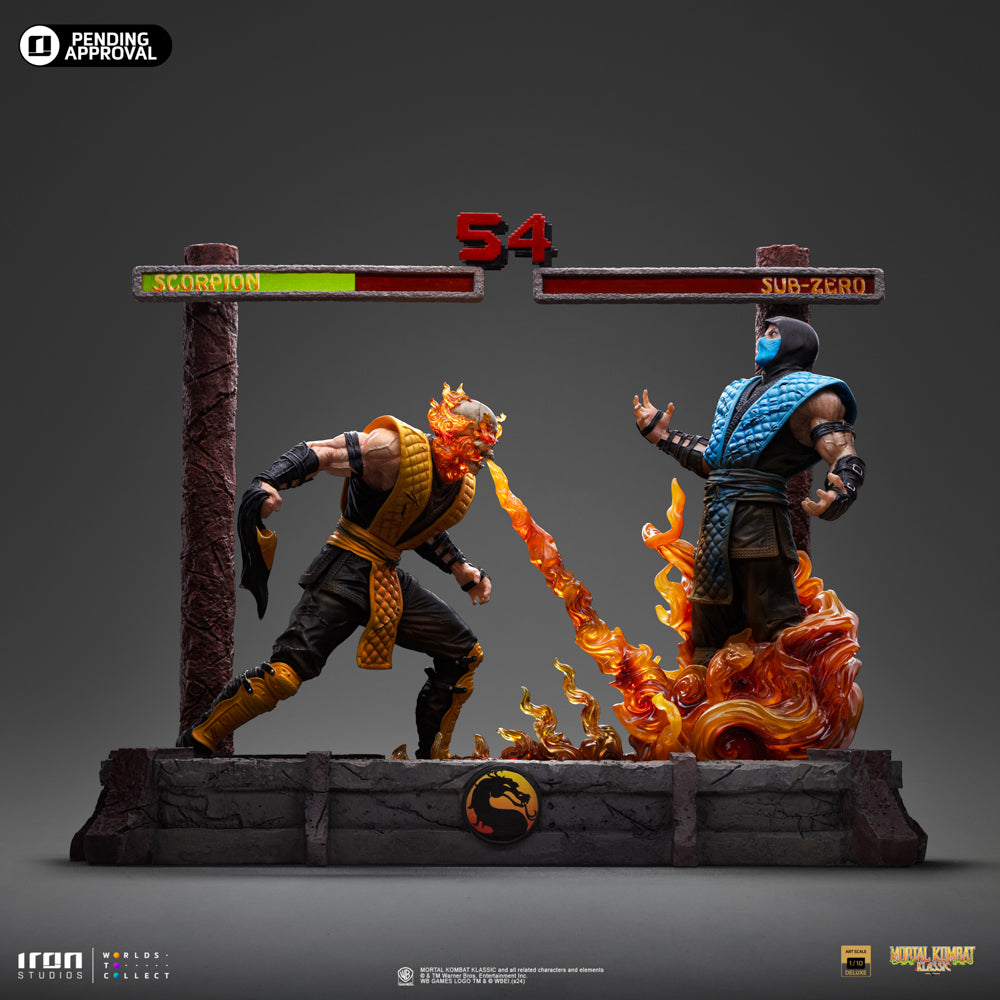 Digital Pre-Order - Statue Scorpion vs Sub-Zero- Mortal Kombat - Art Scale 1/10 - Iron Studios