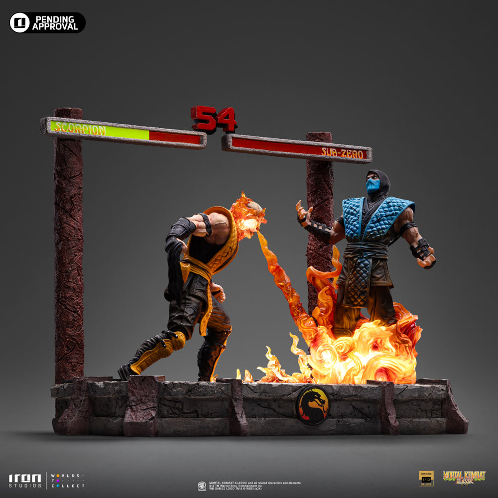 Digital Pre-Order - Statue Scorpion vs Sub-Zero- Mortal Kombat - Art Scale 1/10 - Iron Studios
