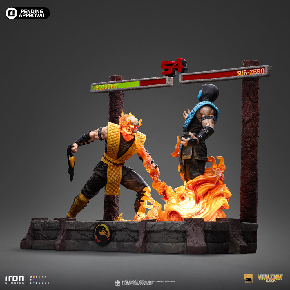 Digital Pre-Order - Statue Scorpion vs Sub-Zero- Mortal Kombat - Art Scale 1/10 - Iron Studios
