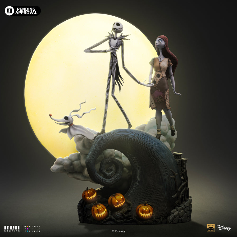 Statue Jack and Sally - Nightmare Before Christmas - Art Scale 1/10 - Iron Studios