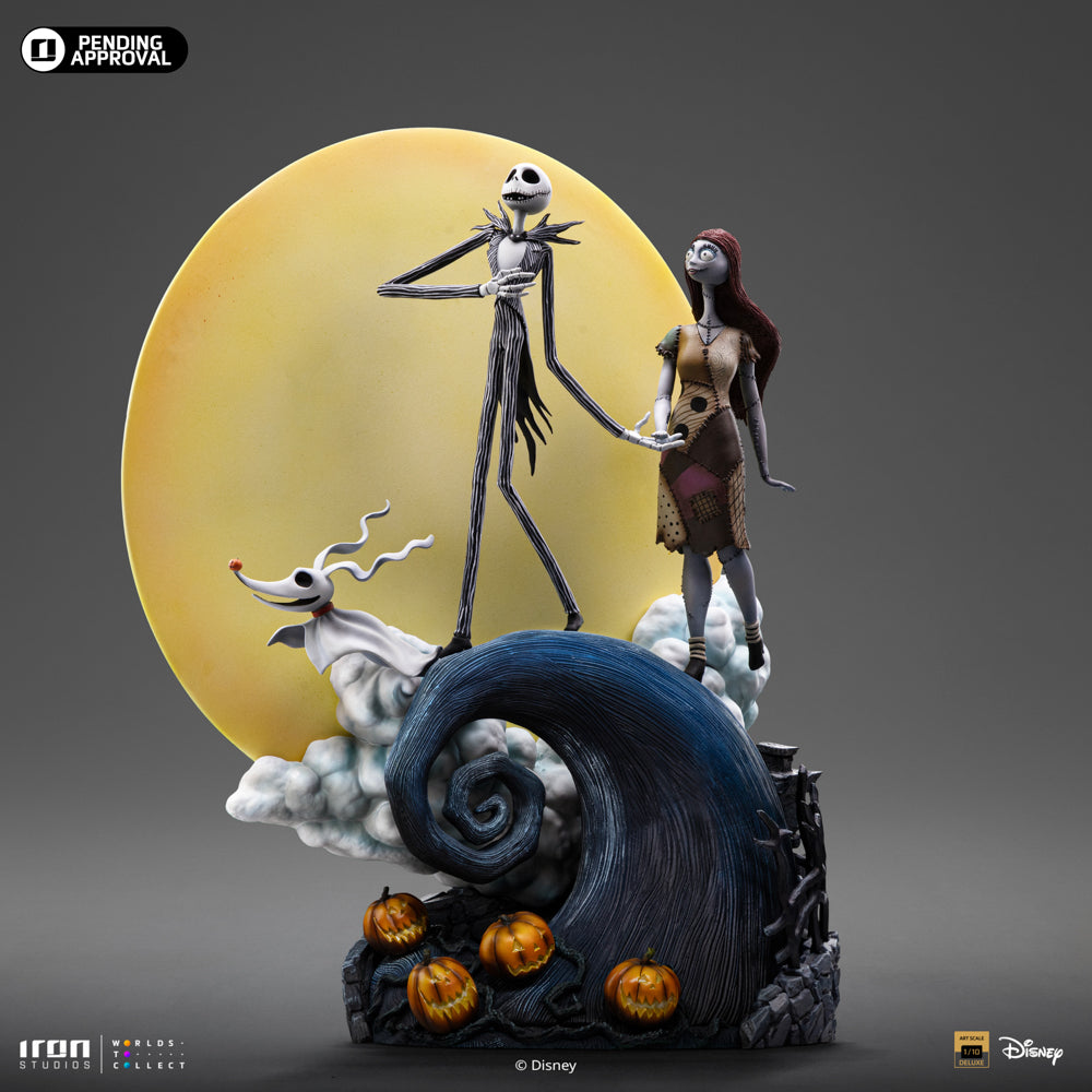Statue Jack and Sally - Nightmare Before Christmas - Art Scale 1/10 - Iron Studios