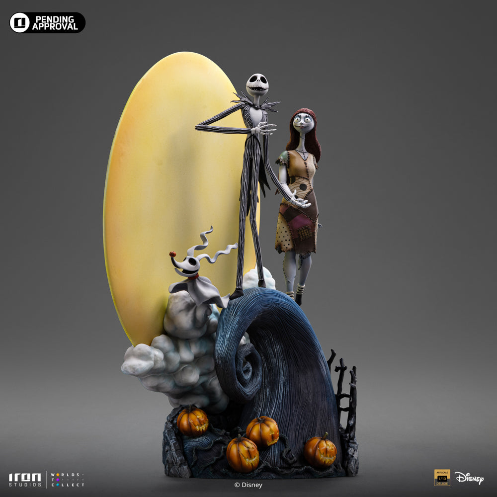 Statue Jack and Sally - Nightmare Before Christmas - Art Scale 1/10 - Iron Studios