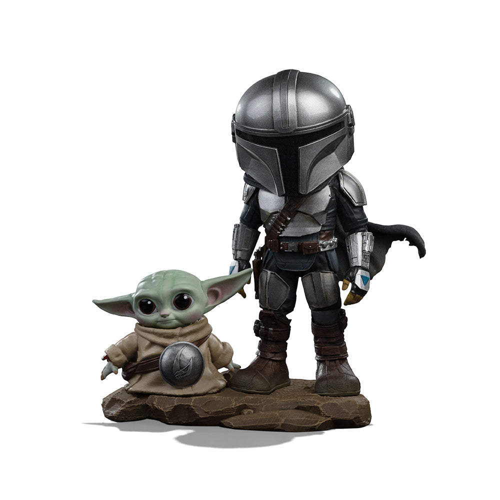 Pre-Order - Statue Mandalorian and Grogu - The Mandalorian and Grogu Movie - MiniCo - Iron Studios