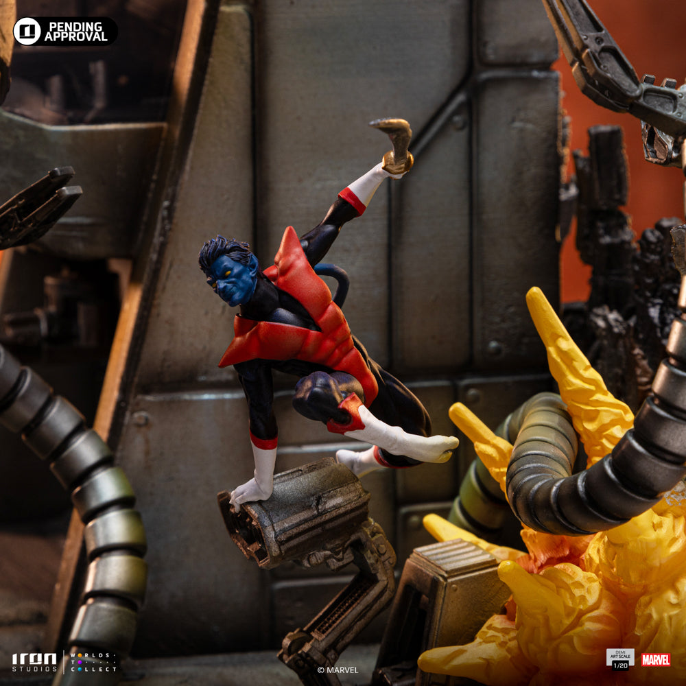 Statue X-Men Danger Room Diorama Version B - X-Men - Demi Art Scale 1/20 - Iron Studios