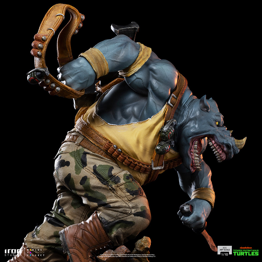 Statue Rocksteady  Teenage Mutant Ninja Turtles  BDS Art Scale 1/10  Iron Studios