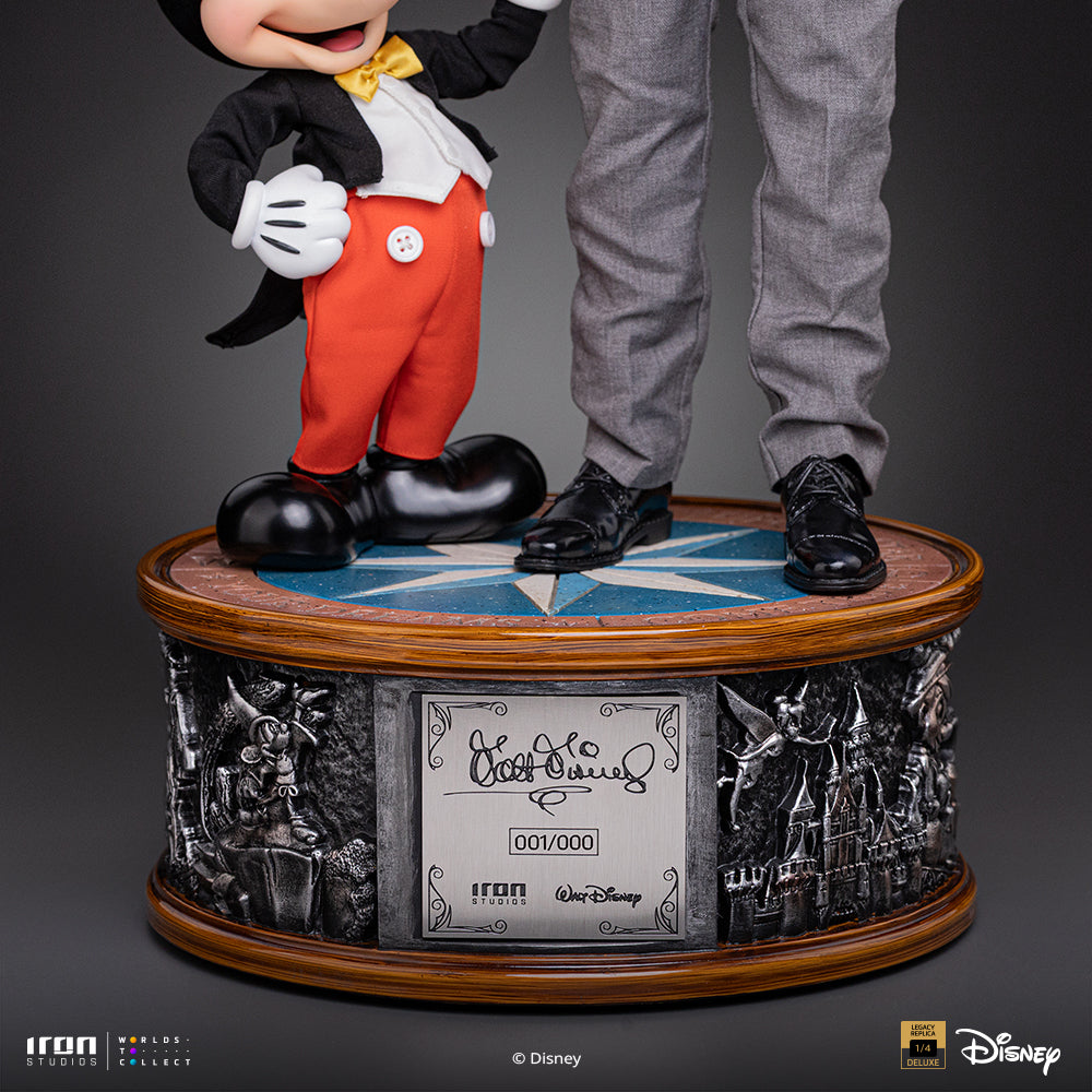 Pre-Order - Statue Walt Disney & Mickey Mouse - Disney Classics - Legacy Replica 1/4