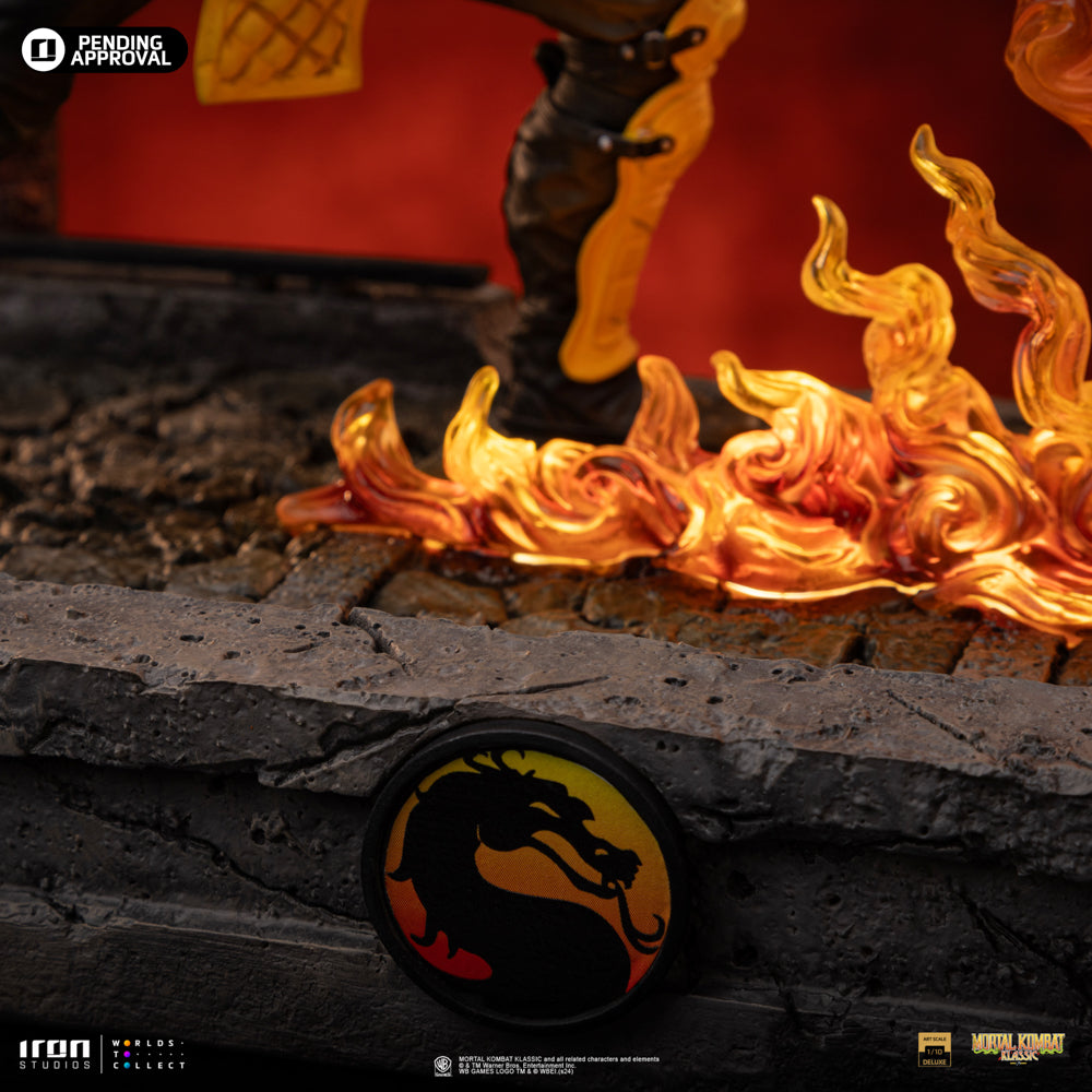 Statue Scorpion Fatality - Mortal Kombat - Deluxe Art Scale 1/10 - Iron Studios