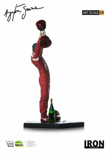 【A・セナ】AYRTON SENNA FINE ART STATUE Ayrton Senna 50th Anniversary Fine Art Statue - Midtown Comics