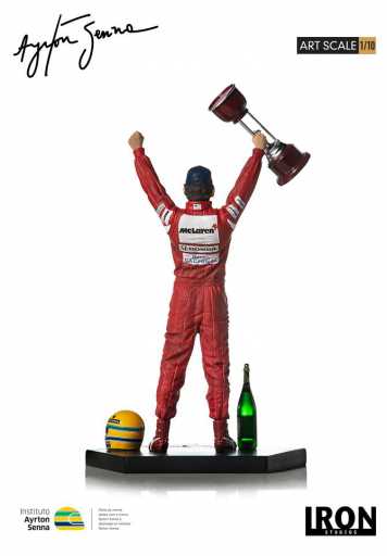 【A・セナ】AYRTON SENNA FINE ART STATUE Ayrton Senna 50th Anniversary Fine Art Statue - Midtown Comics