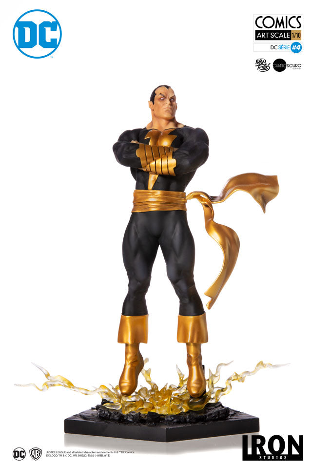 Statue Black Adam By Ivan Reis - DC Comics - BDS Art Scale 1/10 - Iron Studios