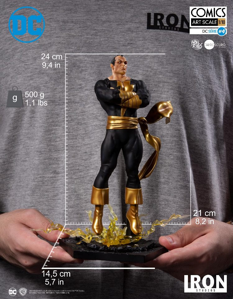 Statue Black Adam By Ivan Reis - DC Comics - BDS Art Scale 1/10 - Iron Studios