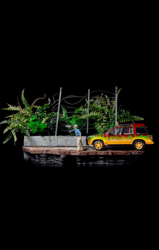 Statue T-Rex Attack - Jurassic Park (SET B) - BDS Art Scale 1/10 - Iron Studios