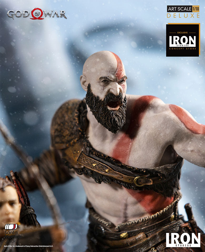 Statue Kratos and Atreus Deluxe - God of War - Art Scale 1/10 - Iron Studios