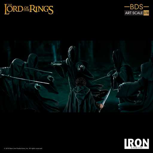 Statue Attacking Nazgul - Lord of the Rings - Bds Art Scale 1/10 - Iron Studios