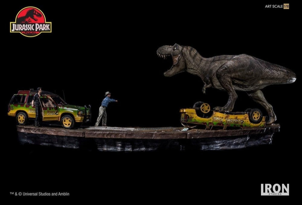 Statue T-Rex Attack - BDS - Art Scale - 1/10 - Jurassic Park
