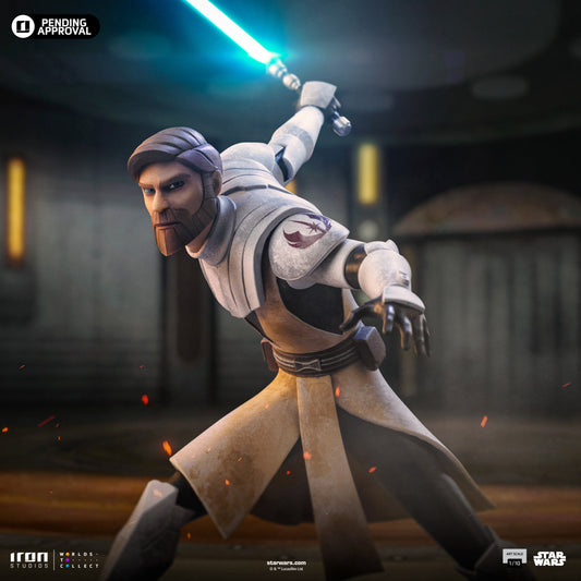 Digital Pre-Order - Statue Obi-Wan Kenobi - Star Wars: Clone Wars - Art Scale 1/10 - Iron Studios