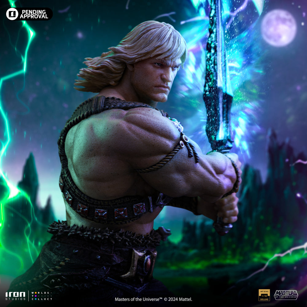 Digital Pre-Order - Statue He-Man Unleashed - Masters of the Universe - Art Scale 1/10 - Iron Studios