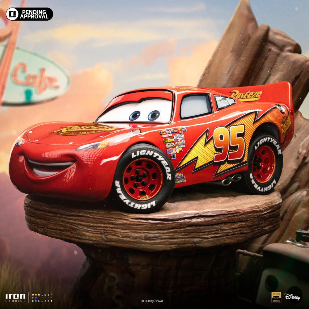 Statue Lightning Mcqueen and Tow Mater - Cars - Art Scale 1/10 - Iron Studios