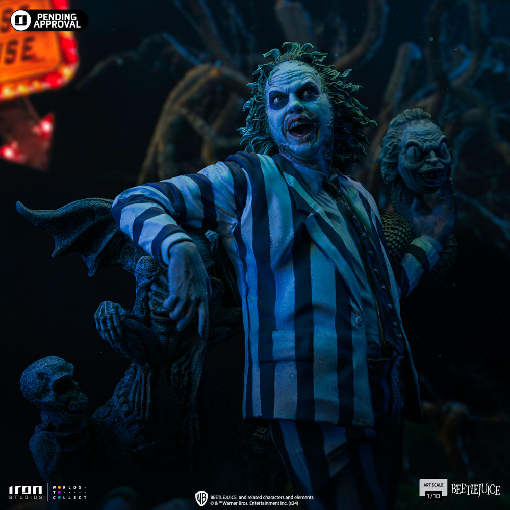 Statue Beetlejuice - Beetlejuice Beetlejuice - Art Scale 1/10 - Iron Studios