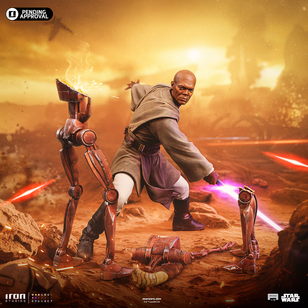 Statue Mace Windu Star Wars  Art Scale 1/10 Iron Studios